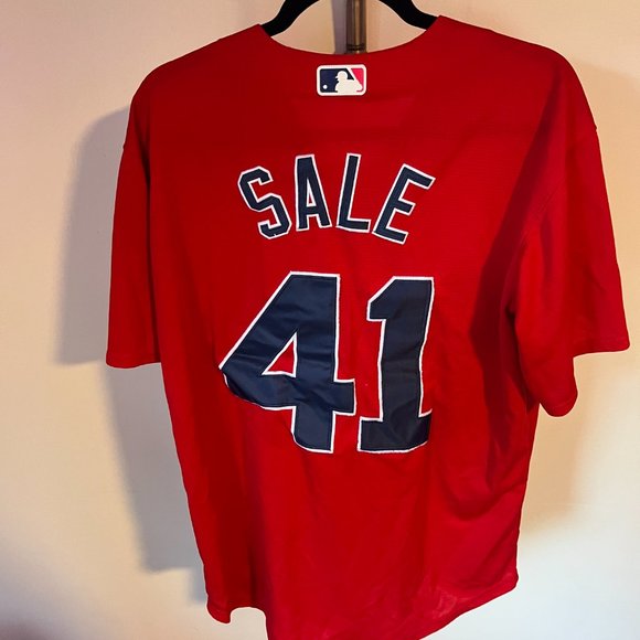 Boston Red Sox Jersey Men's Large Red Great Condition - Picture 2 of 4